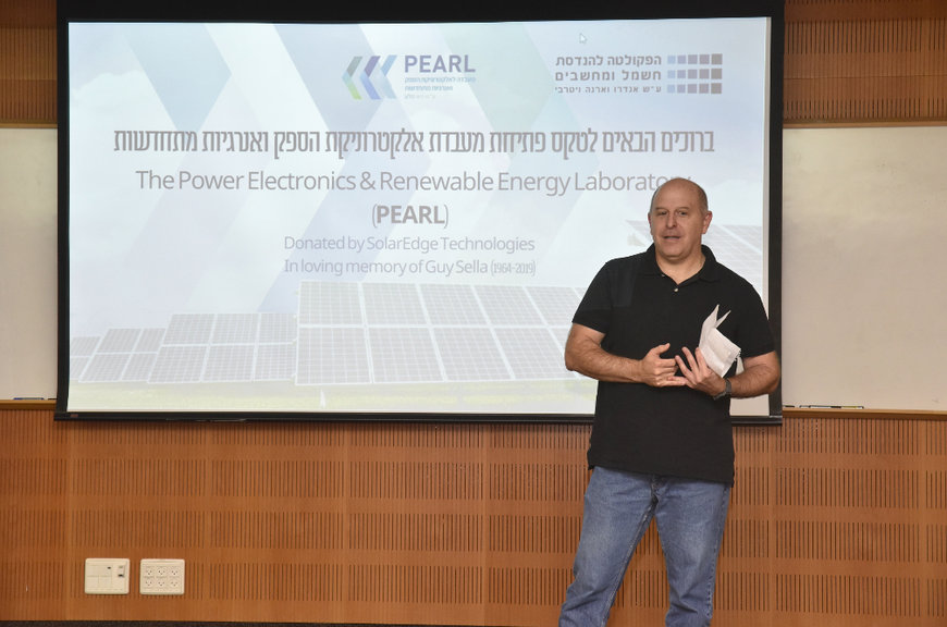 TECHNION INAUGURATES ITS FIRST POWER ELECTRONICS AND RENEWABLE ENERGY LABORATORY IN MEMORY OF SOLAREDGE’S FOUNDER GUY SELLA